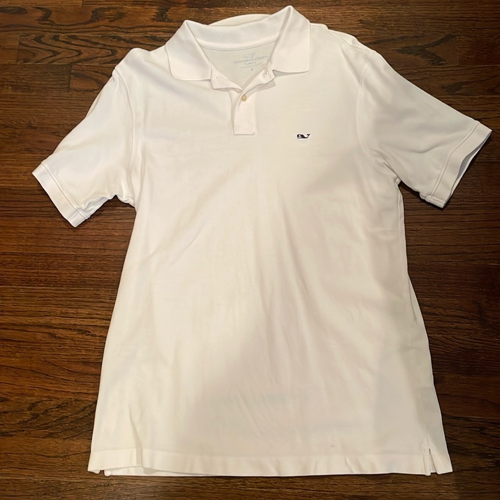 Vineyard Vines White Polo Shirt